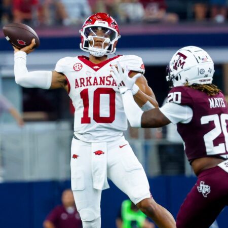 Arkansas State Red Wolves vs Arkansas Razorbacks Prediction for 9/6/2025: College Football Picks, Best Bets & Odds