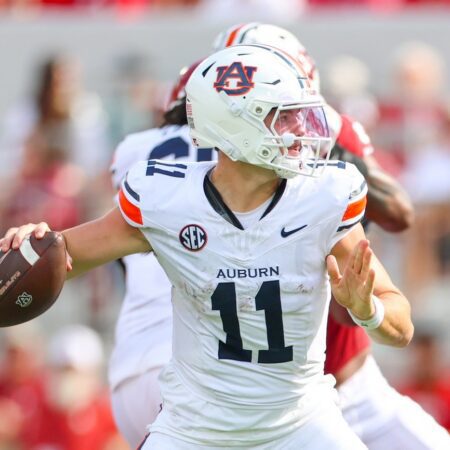 Jackson Arnold Top Prop Bets for Today’s Game Against Missouri Tigers 10/18/2025