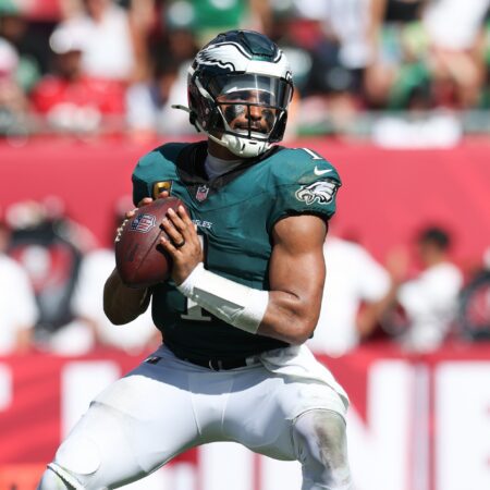 Jalen Hurts Player Prop Bets for Thursday Against the New York Giants on 10/9/2025