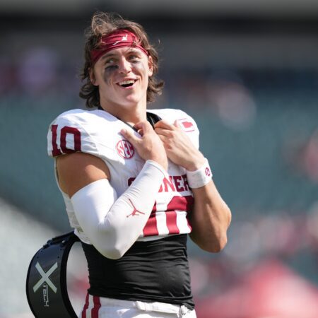 John Mateer’s Top Prop Bets for Today Against the South Carolina Gamecocks 10/18/2025