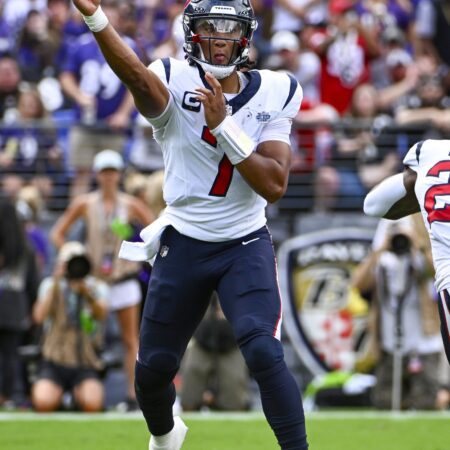 C.J. Stroud Top Prop Bets for Today Against Los Angeles Chargers 12/27/2025