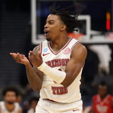 Alabama Crimson Tide vs Michigan Wolverines Prediction, College Basketball Picks, Best Bets & Odds for 3/27/2026