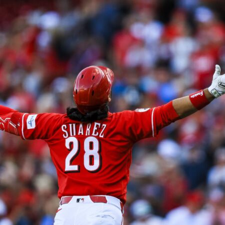 Eugenio Suarez MLB Player Prop Wagers for Friday Against Miami Marlins 8/14/2026