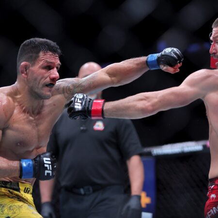 Rafael Dos Anjos vs. Alexander Hernandez Betting Insights, 10/03/2026 Projections UFC 332 Odds